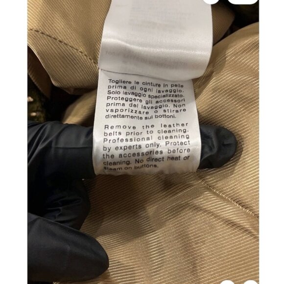 GUCCI GG LOGO MONOGRAM COAT SZ: EU(IT) 38 / US 2 SOFT RICH VELVET & LEATHER - Picture 11 of 16